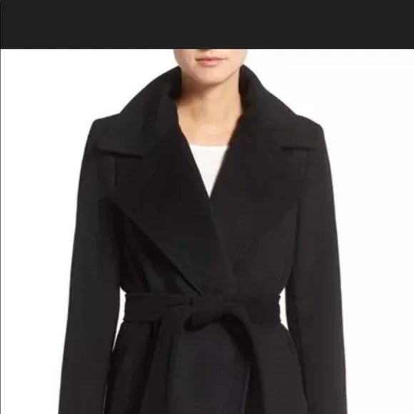 Diane Von Furstenberg Jackets Coats Diane Von Furstenberg Wool Blend Wrap Coat Size 8 Poshmark